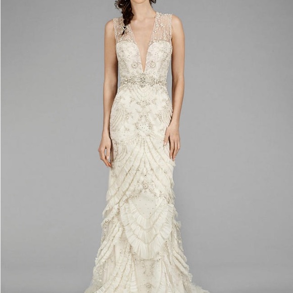 Lazaro 3454 Ivory Wedding Dress